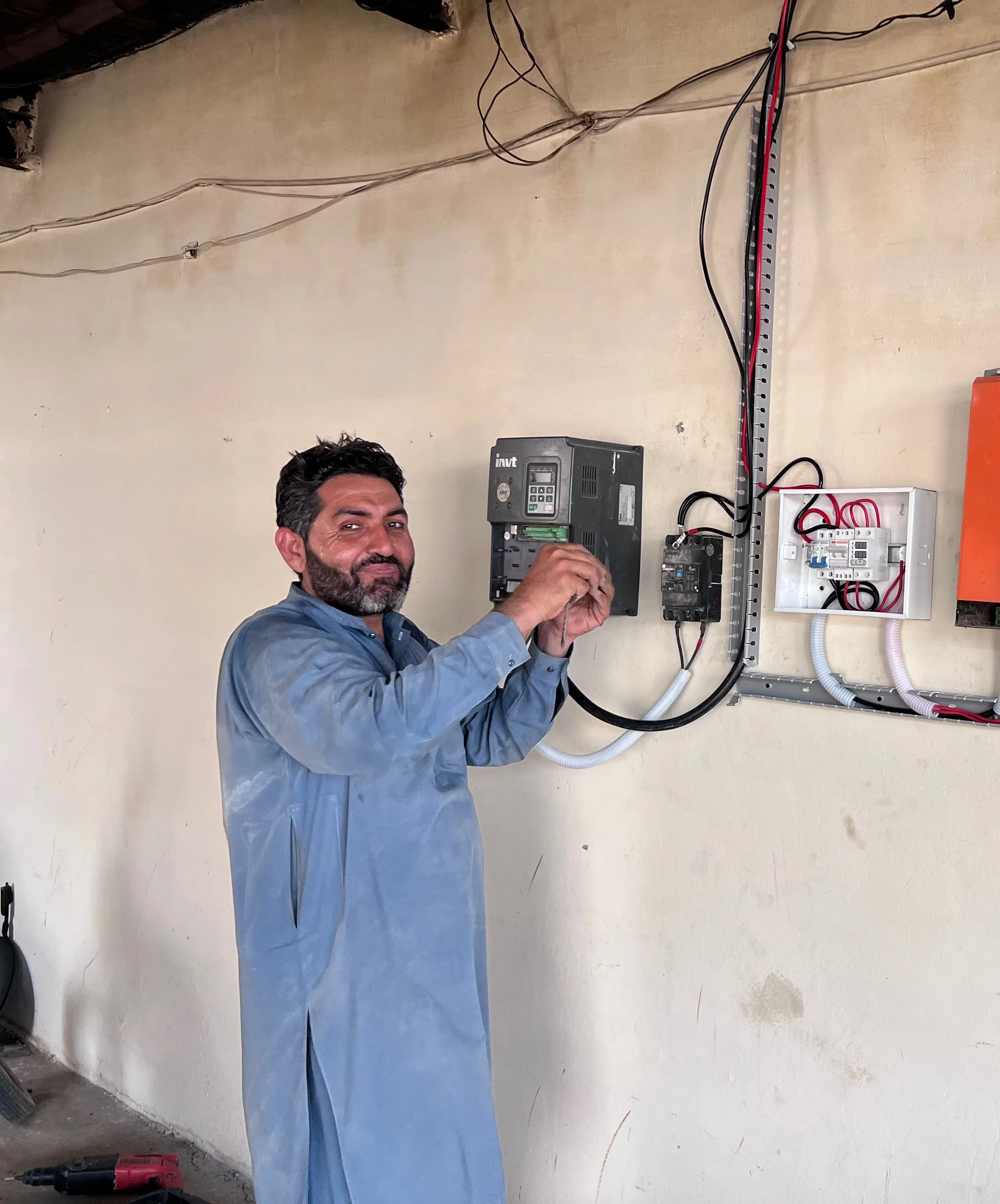 ENGINEER MUHAMMAD RAFIQUE ON SITE