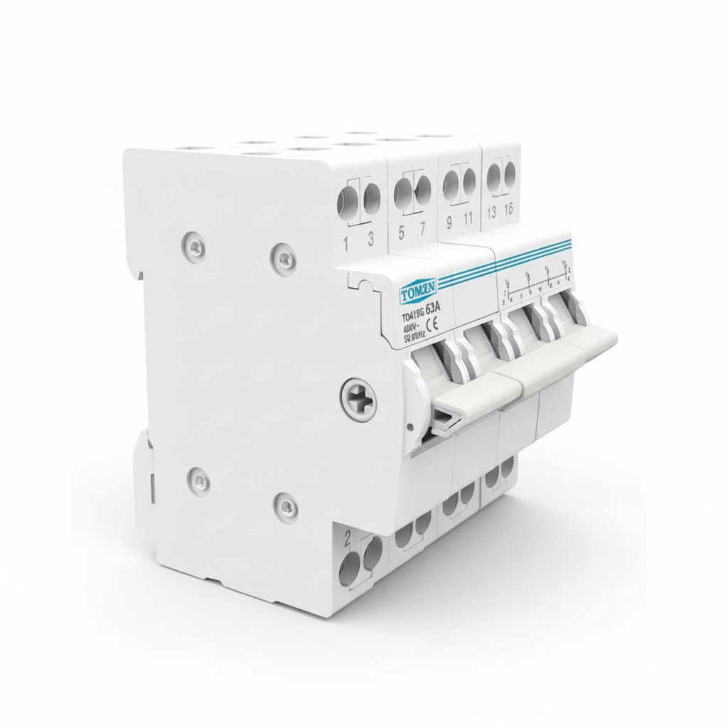 4 pole mts dual power manual transfer isolating switch interlock circuit breaker