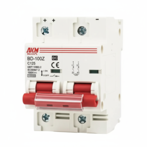 akm 2 pole dc mini circut breaker(mcb) 125a